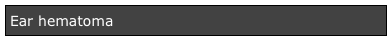Ear hematoma
